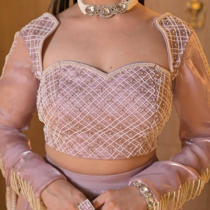 Kusum Polki Pearl Victorian Choker Necklace