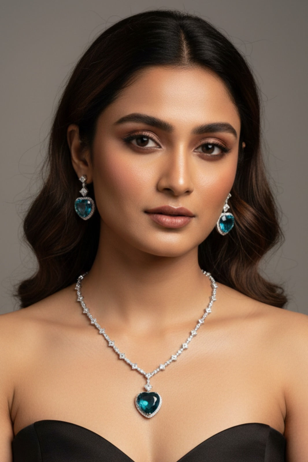 Valentine's Romantic Heart Cocktail Necklace